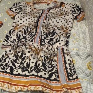 Womens Floral And Polka Dot Shirt,Shorts Outfit By SHEIN,SZ MED,like New